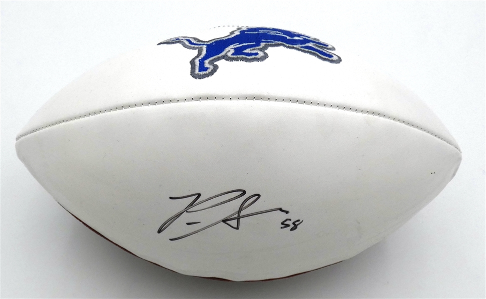 Penei Sewell Autographed Football