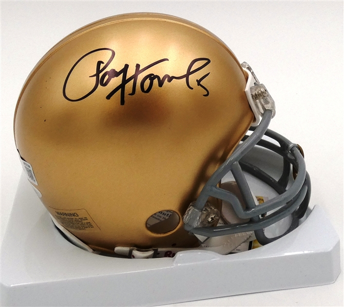 Paul Hornung Autographed Notre Dame Mini Helmet