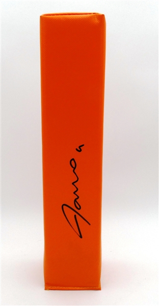 Jameson Williams Autographed End Zone Pylon