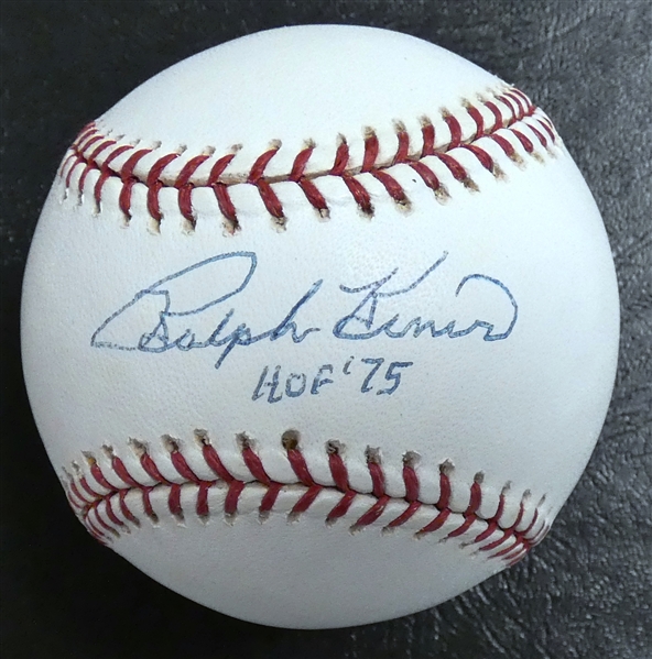 Ralph Kiner Autographed Baseball