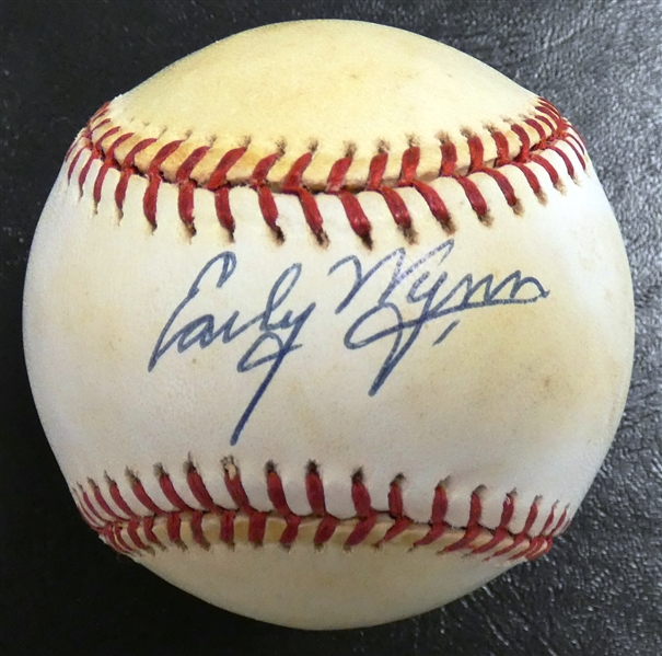 Early Wynn Autographed Baseball