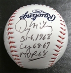 Denny McLain Autographed Baseball