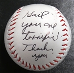 Denny McLain Autographed Baseball