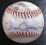 Shane Spencer Autographed Baseball