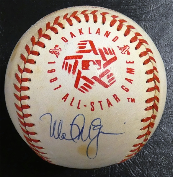 Mark McGwire Autographed 1987 All Star Baseball