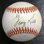 George Kell Autographed Baseball