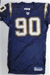 Adrian Dingle Chargers Game Worn 2004 Jersey