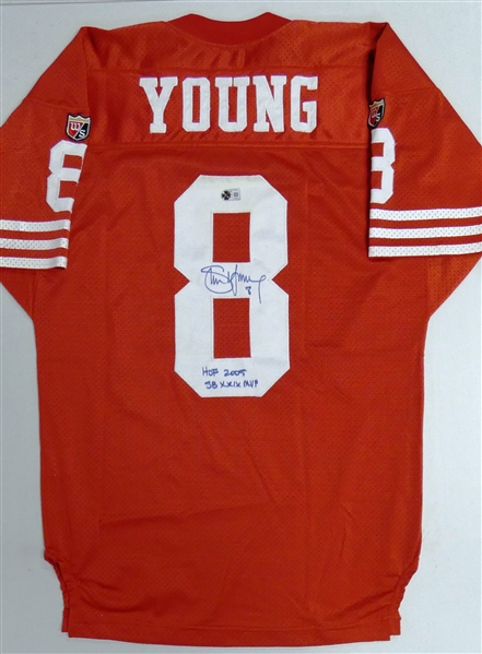 Steve Young Autographed 49ers Authentic Jersey