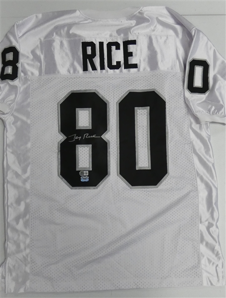 Jerry Rice Autographed Custom Jersey