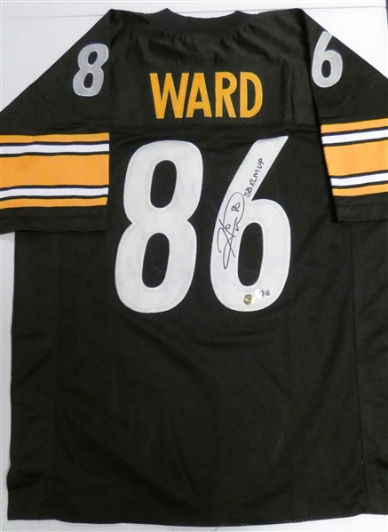 Hines Ward Autographed Custom Jersey
