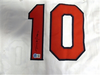 Tony LaRussa Autographed Custom Jersey