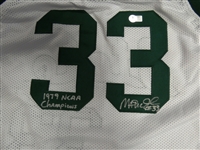 Magic Johnson Autographed Custom Jersey
