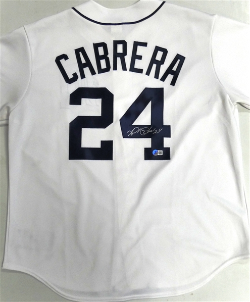Miguel Cabrera Autographed Detroit Tigers Jersey
