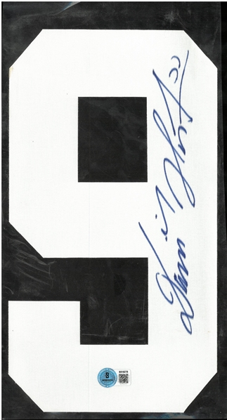 Dominik Hasek Autographed Red Wings Jersey Number