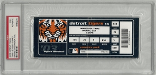 Detroit Tigers 2003 Opening Day Ticket