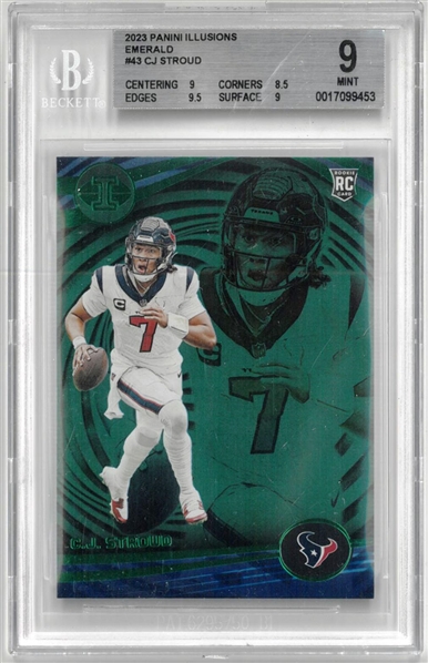 CJ Stroud BGS 9 2023 Panini Illusions
