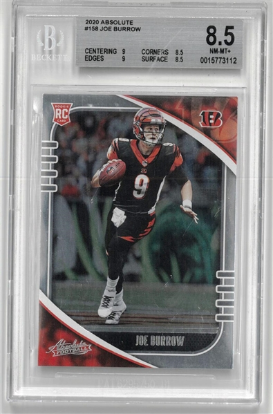 Joe Burrow BGS 8.5 2020 Absolute