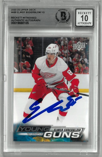 Elmer Soderblom Autographed 2022-23 Upper Deck
