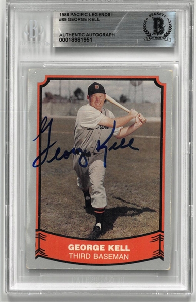 George Kell Autographed 1988 Pacific