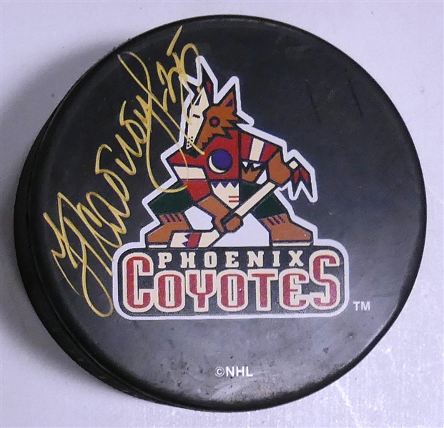 Nikolai Khabibulin Autographed Coyotes Puck