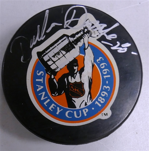 Dallas Drake Autographed 1992/93 Puck