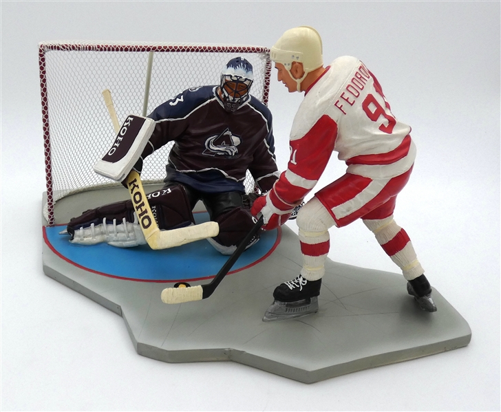 Sergei Fedorov vs Patrick Roy 6" Figurine