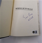 Ernie Banks Autographed Wrigleyville Book