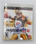 Drew Brees Autographed Madden 11 PS3 Game