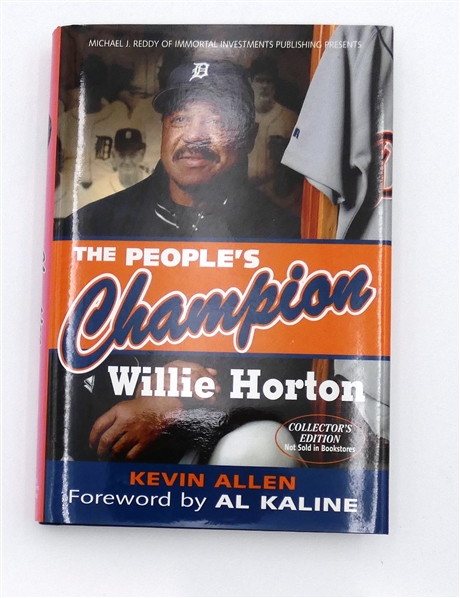 Willie Horton Autographed "The Peoples Champion" Book