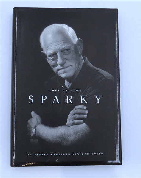 Sparky Anderson Autographed "They Call Me Sparky" Book
