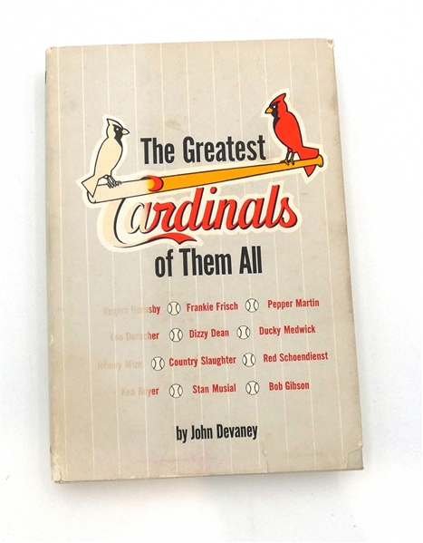 Red Schoendienst Autographed "The Greatest Cardinals of Them All" Book