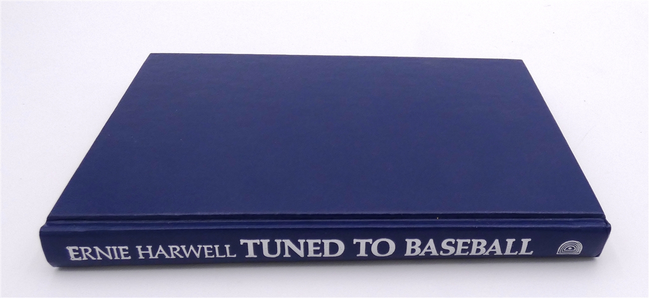 Ernie Harwell Autographed "Tuned to Baseball" Book