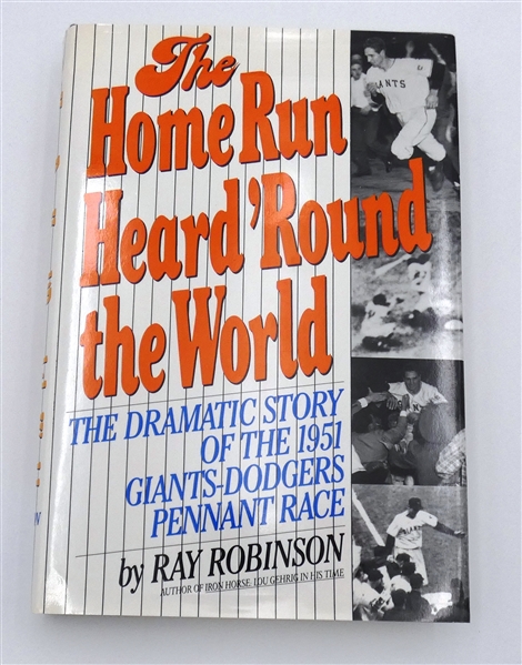 Ralph Branca & Bobby Thomson Autographed "The Home Run Heard Round The World" Book
