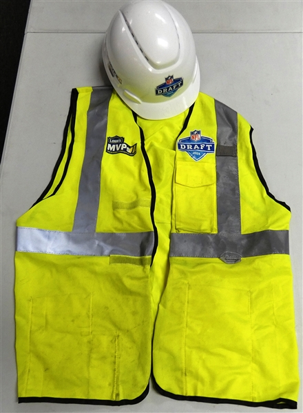 2024 NFL Draft Hard hat & High Vis Vest