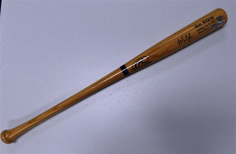 Marlon Byrd Autographed Bat