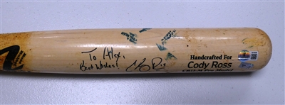 Cody Ross Game Used Autographed Bat