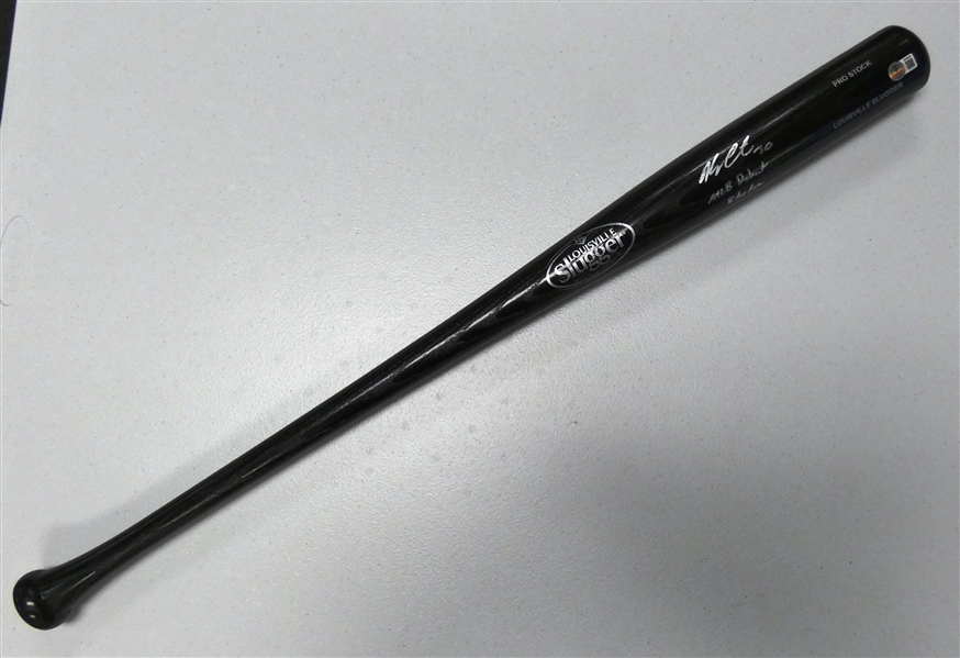 Kerry Carpenter Autographed Bat w/ MLB Debut