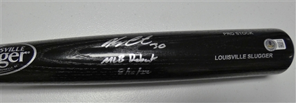 Kerry Carpenter Autographed Bat w/ MLB Debut