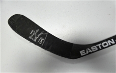 Kirk Maltby Game Used Autographed Stick