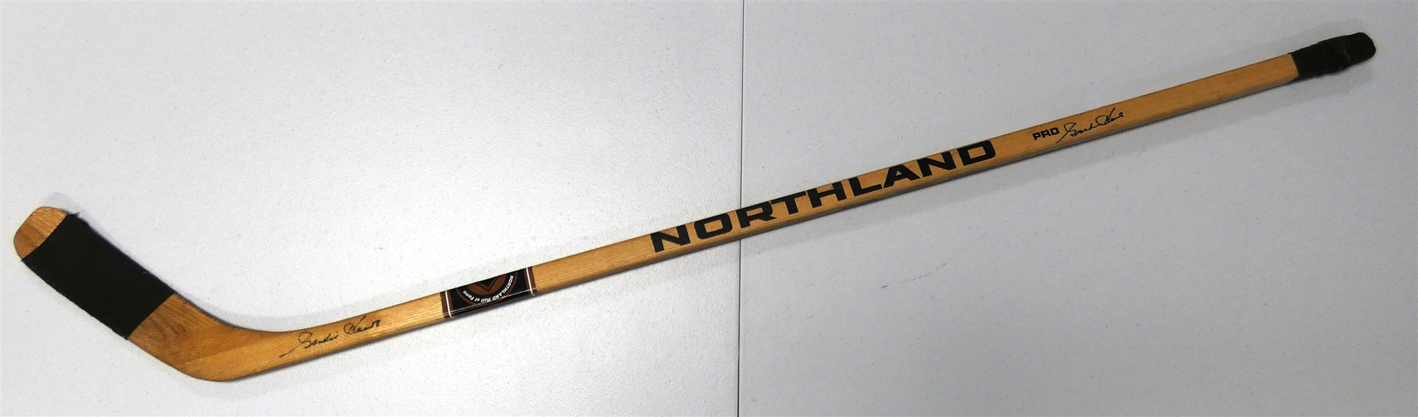 Gordie Howe Twice Autographed Hand Taped Northland Stick