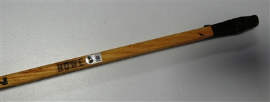 Gordie Howe Twice Autographed Hand Taped Northland Stick
