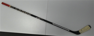 Darren Helm Game Used Autographed Stick