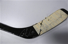 Darren Helm Game Used Autographed Stick