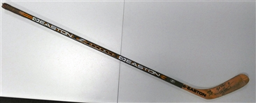Brent Gilchrist Game Used Autographed Stick