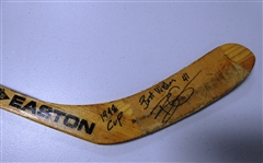 Brent Gilchrist Game Used Autographed Stick