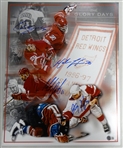 Osgood, Lapointe, Dandenault & McCarty Autographed 16x20