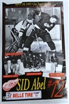 Sid Abel Autographed Jersey Retirement Poster