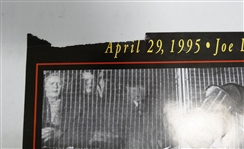 Sid Abel Autographed Jersey Retirement Poster