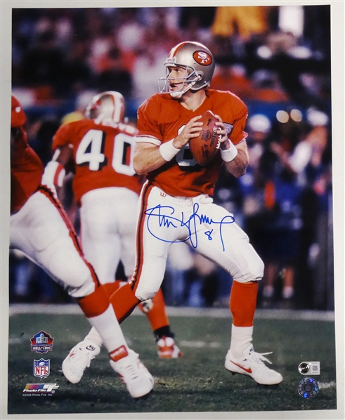 Steve Young Autographed 16x20