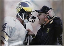 Jim Harbaugh & Bo Schembechler 12x18